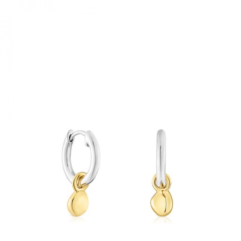 Tous Joy Bits Hoop Women\'s Earrings 18k Gold | IFM908132 | Usa