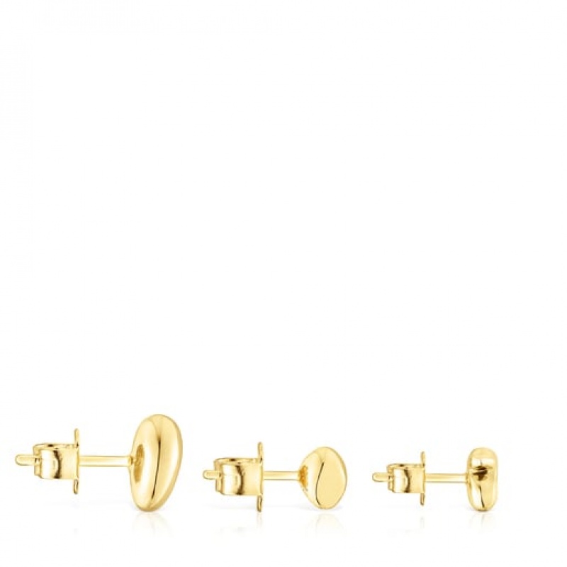 Tous Joy Bits Small Women's Earrings 18k Gold | XUJ836250 | Usa