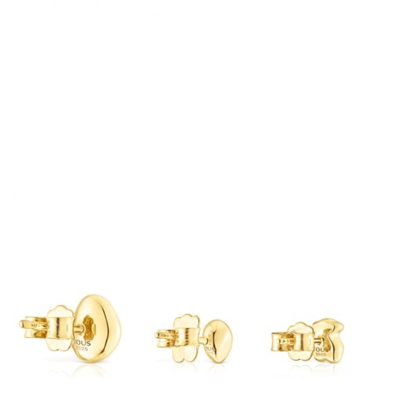 Tous Joy Bits Small Women's Earrings 18k Gold | XUJ836250 | Usa