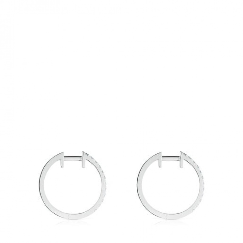 Tous Les Classiques Hoop Women's Earrings 18k Gold | JYT854729 | Usa