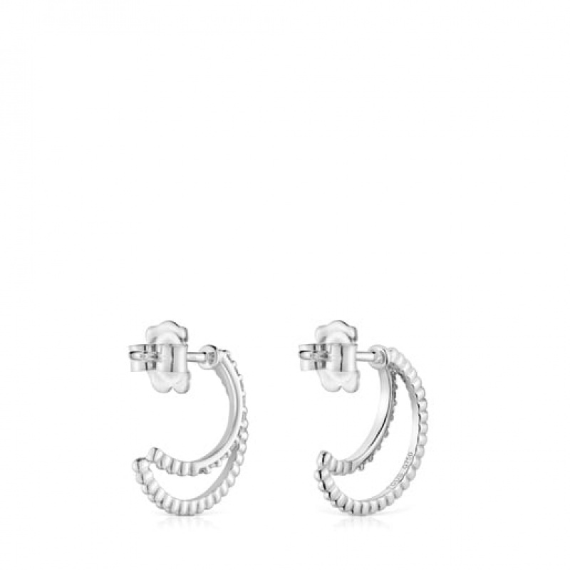 Tous Les Classiques Hoop Women's Earrings 18k Gold | AKX679321 | Usa