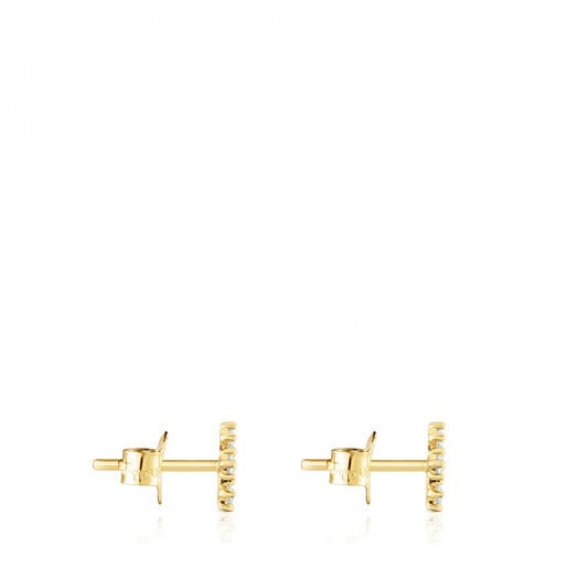 Tous Les Classiques Small Women's Earrings 18k Gold | TSH318769 | Usa