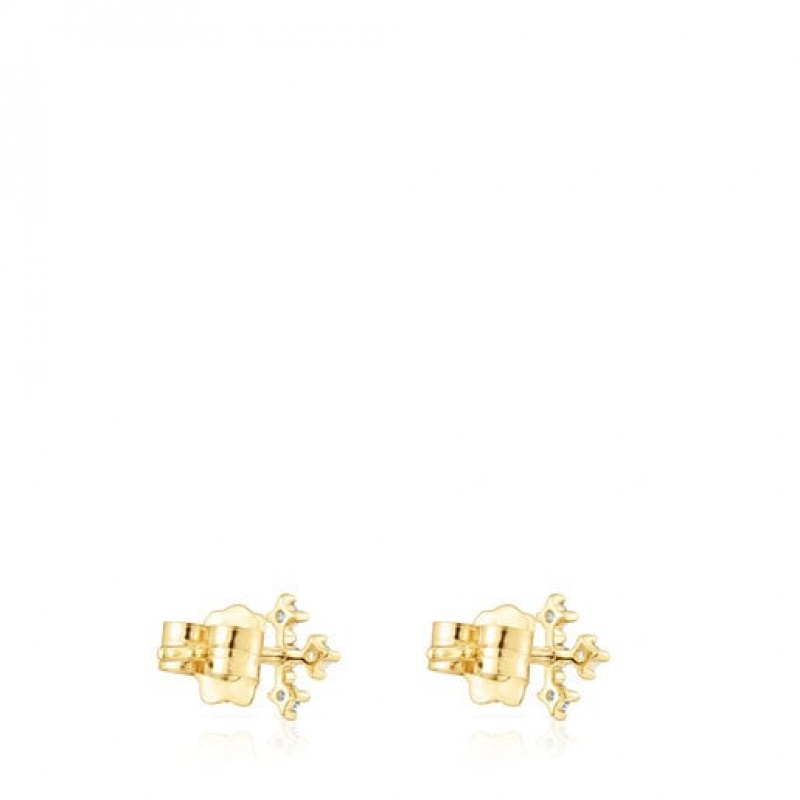 Tous Les Classiques Small Women's Earrings 18k Gold | TSH318769 | Usa