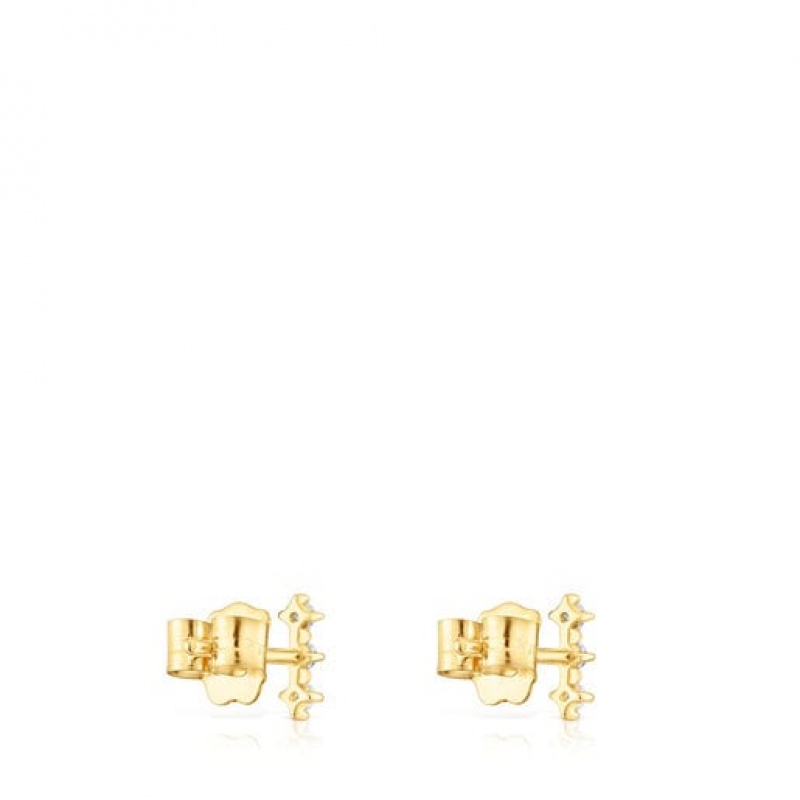 Tous Les Classiques Small Women's Earrings 18k Gold | XRF248517 | Usa