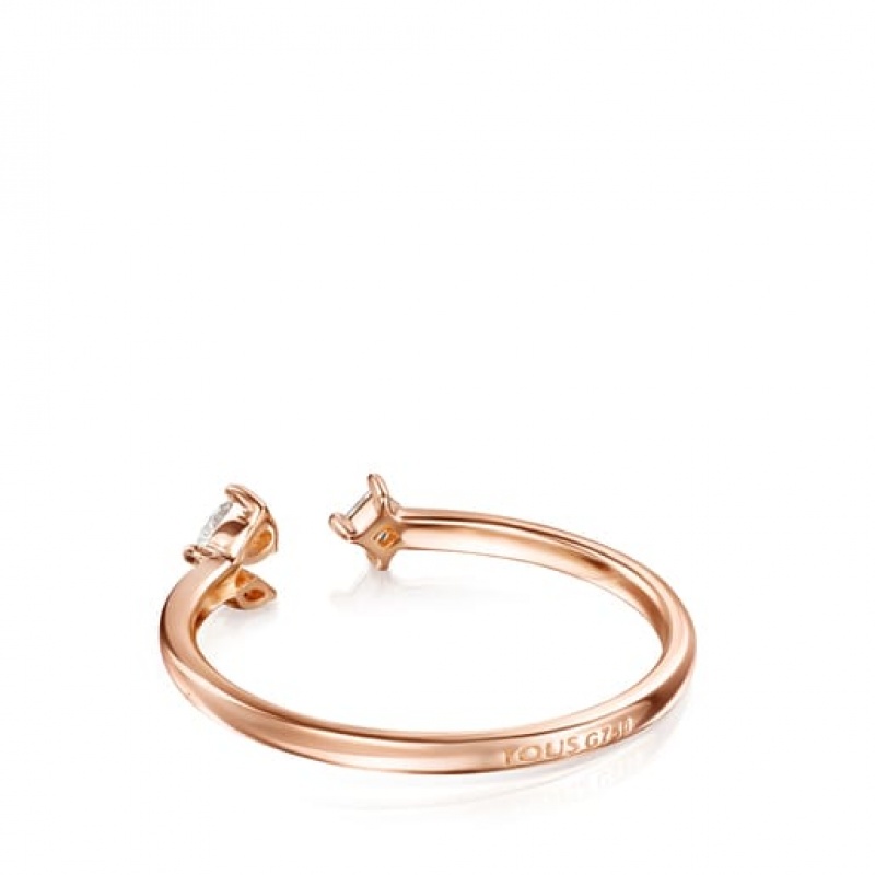 Tous Light Women's Rings 18k Gold | ZXD823150 | Usa