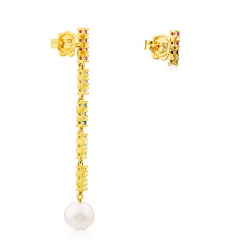 Tous Lio Women's Earrings 18k Gold | QRT860513 | Usa