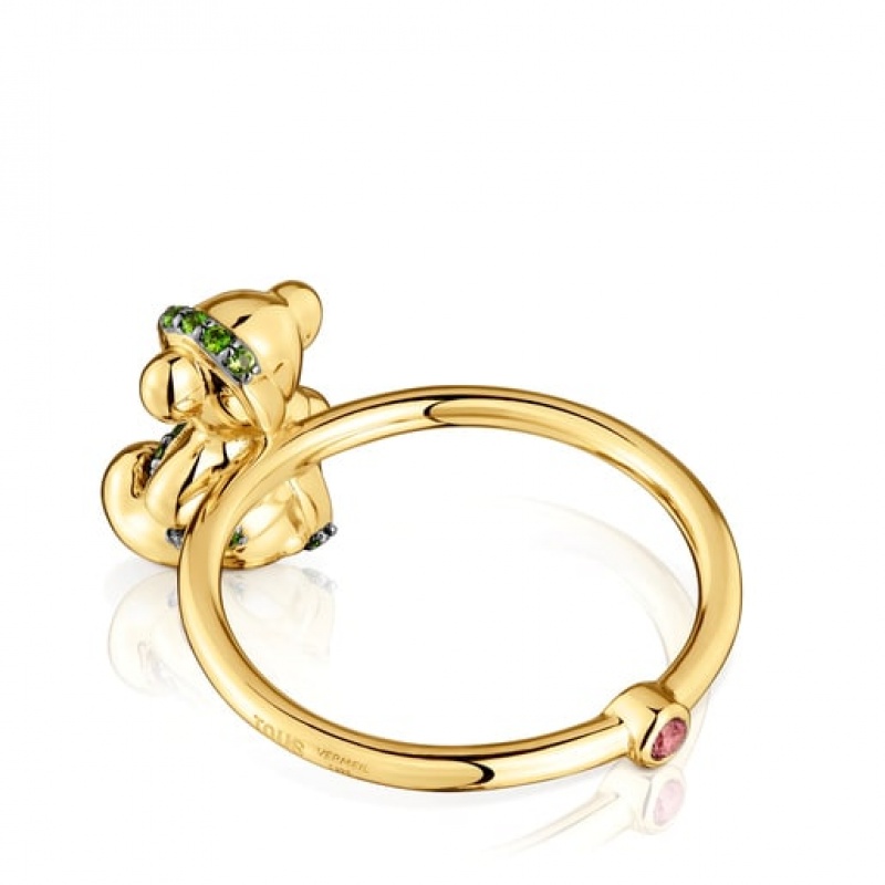 Tous Lligat Medium Women's Rings 18k Gold | FTM298371 | Usa