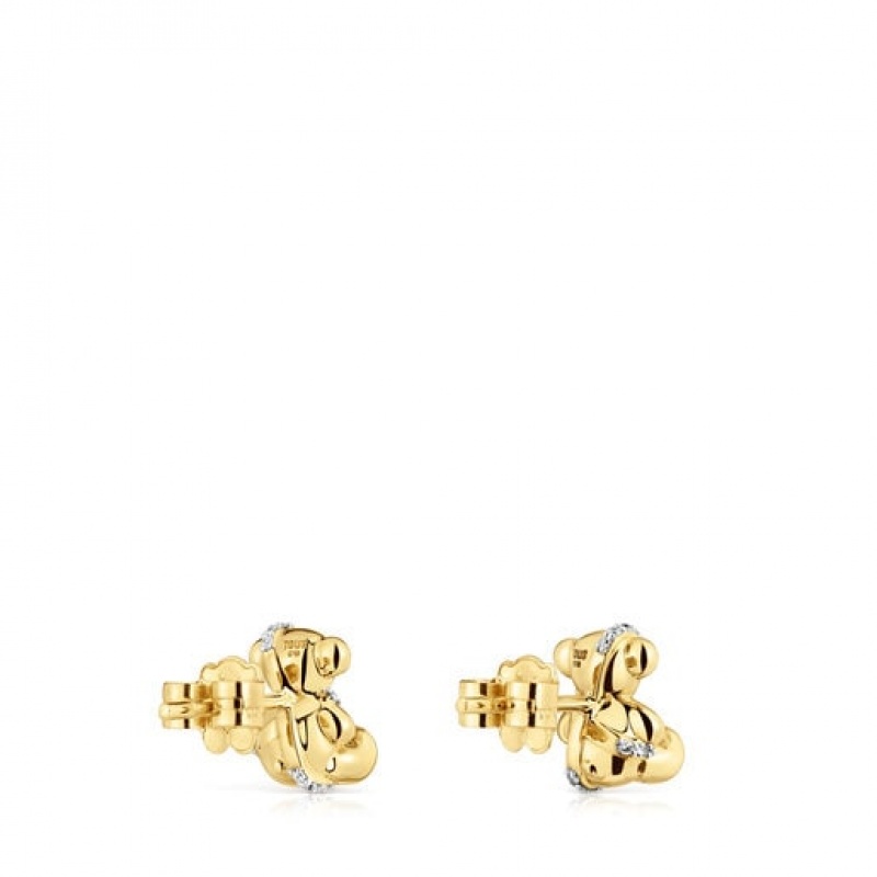 Tous Lligat Small Women's Earrings 18k Gold | SIX294718 | Usa