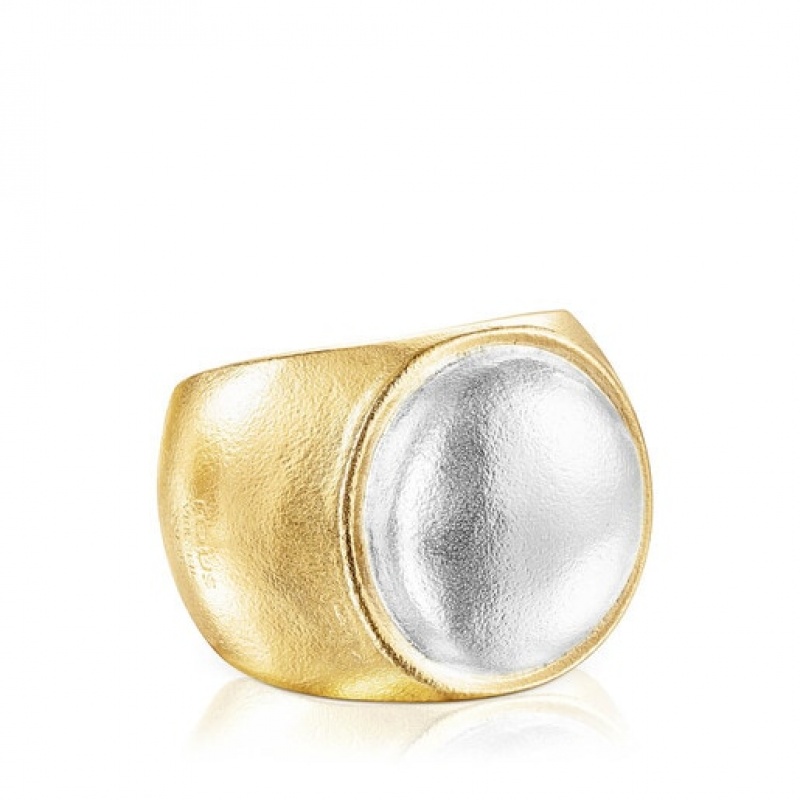 Tous Luah Medium Women's Rings 18k Gold | BRP724819 | Usa