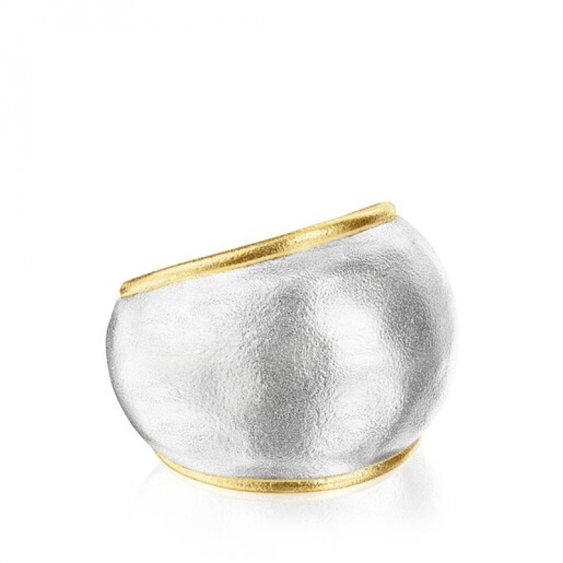 Tous Luah Medium Women's Rings 18k Gold | MFO075486 | Usa