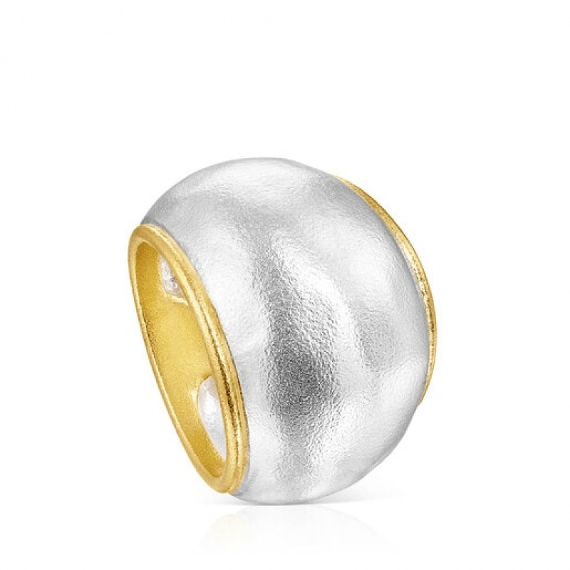 Tous Luah Medium Women\'s Rings 18k Gold | MFO075486 | Usa