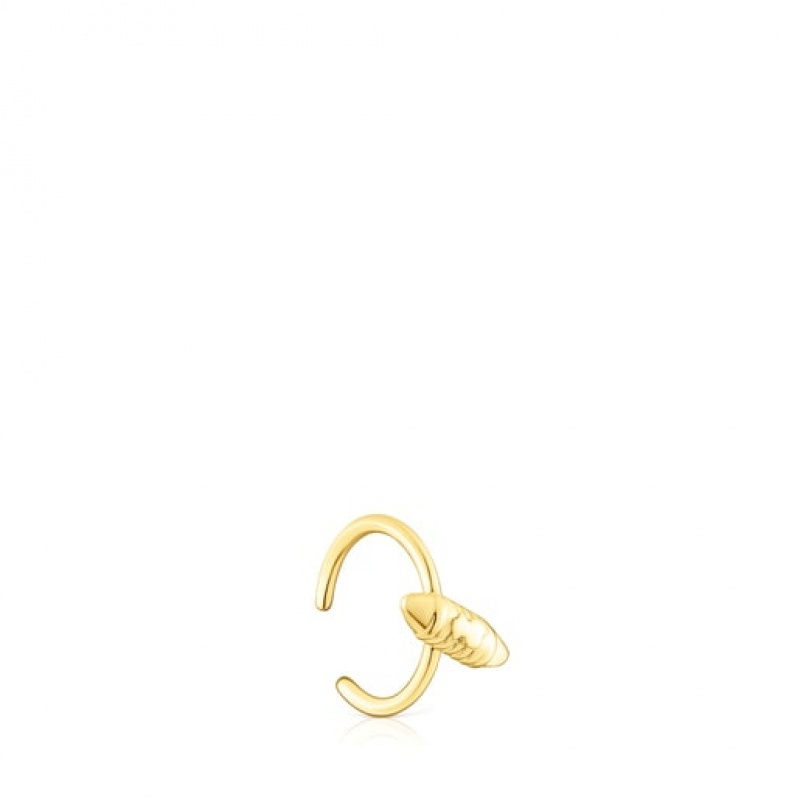 Tous Lure Ear Cuff Women's Earrings 18k Gold | OTJ716420 | Usa