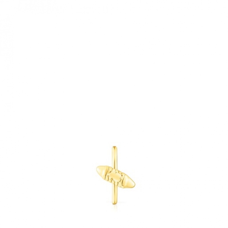 Tous Lure Ear Cuff Women\'s Earrings 18k Gold | OTJ716420 | Usa