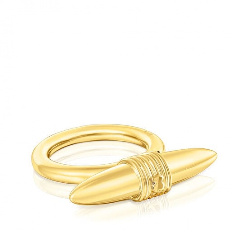 Tous Lure Medium Women's Rings 18k Gold | KGL310769 | Usa