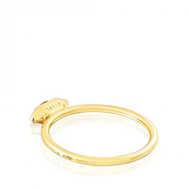 Tous Lure Small Women's Rings 18k Gold | XVK214968 | Usa