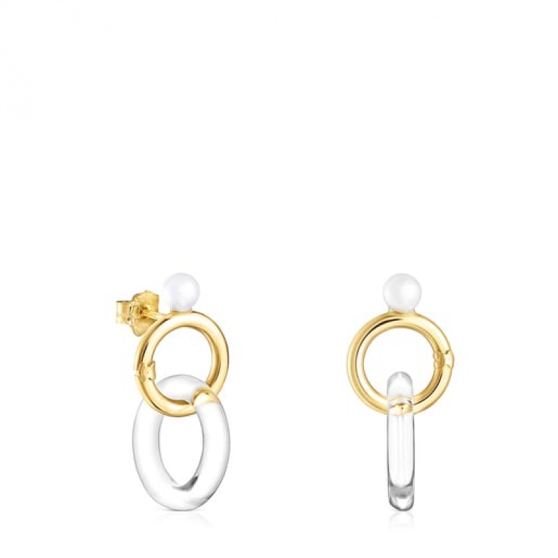 Tous Luz Women\'s Earrings 18k Gold | MZI653847 | Usa