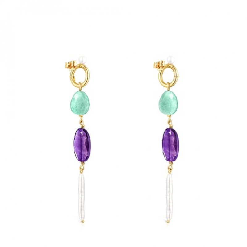 Tous Luz Women's Earrings 18k Gold | UFJ069437 | Usa