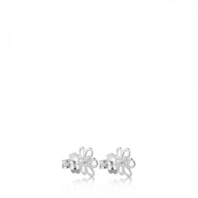 Tous Maggie Pearl Women's Earrings Silver | STI805762 | Usa