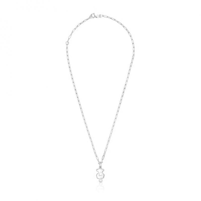 Tous Magic Nature Short Women's Necklaces Silver | MLK638125 | Usa