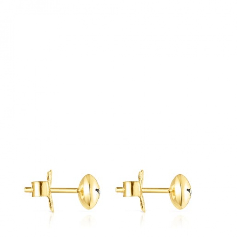 Tous Magic Nature Small Women's Earrings 18k Gold | BTI793218 | Usa