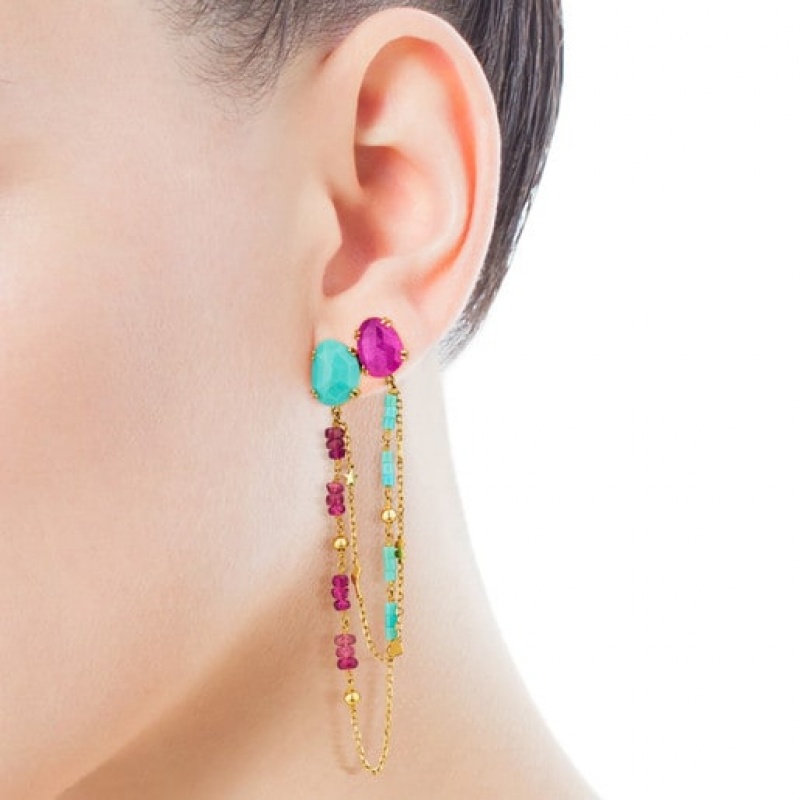 Tous Miamix Women's Earrings 18k Gold | WTB830214 | Usa