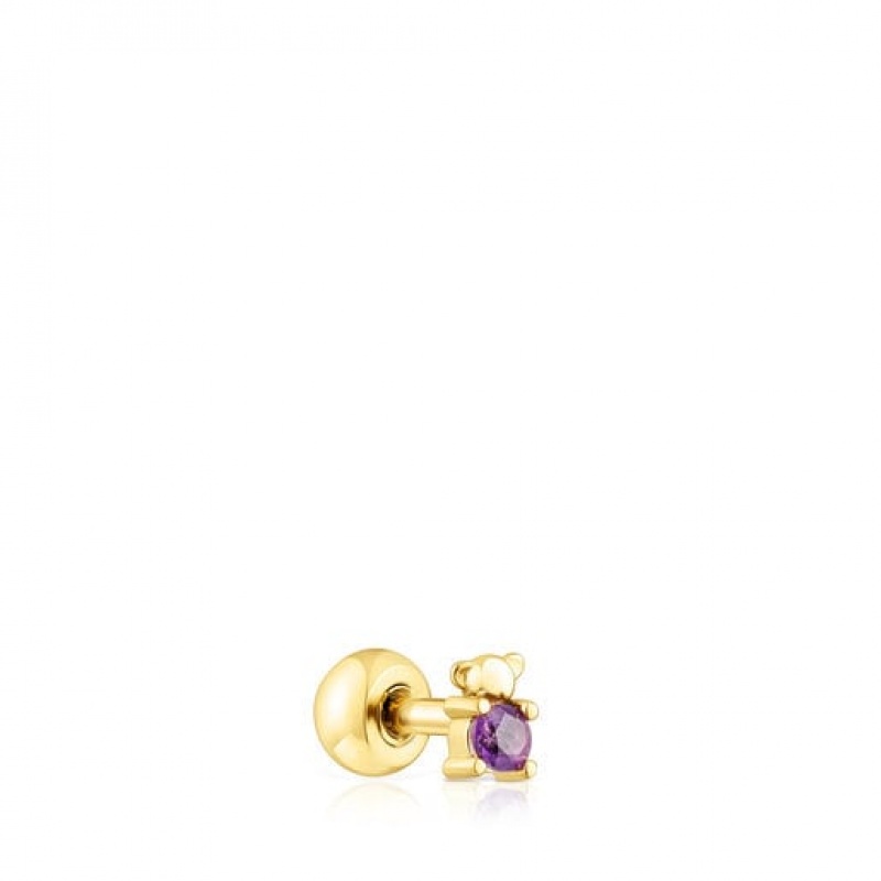 Tous Motif Individual Women's Earrings Amethyst | WAQ460382 | Usa