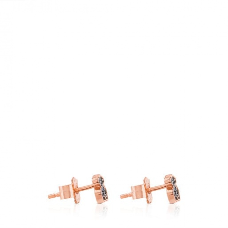 Tous Motif Small Women's Earrings 18k Gold | HQX286594 | Usa