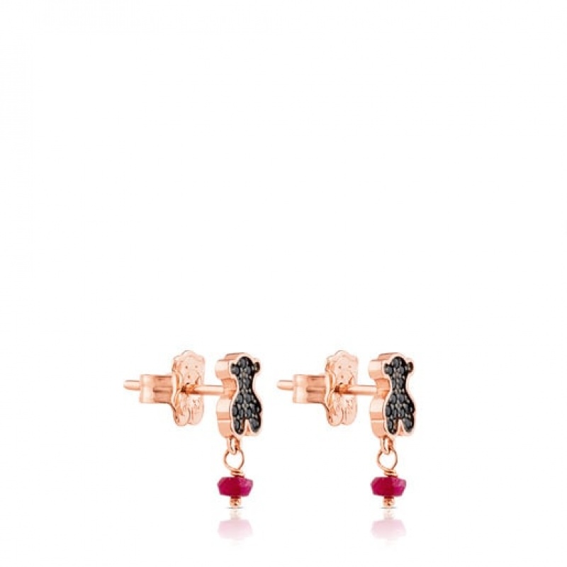 Tous Motif Small Women's Earrings 18k Gold | DRW273508 | Usa