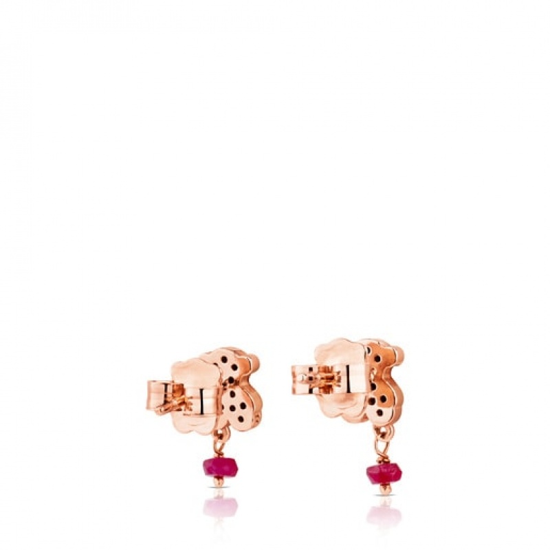 Tous Motif Small Women's Earrings 18k Gold | DRW273508 | Usa