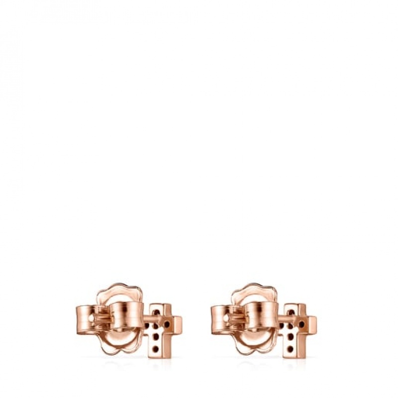 Tous Motif Small Women's Earrings 18k Gold | KWP548907 | Usa