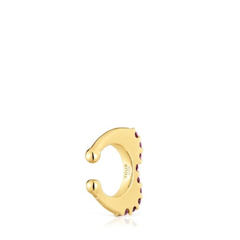 Tous My Other Half Ear Cuff Women's Earrings 18k Gold | RTO152836 | Usa