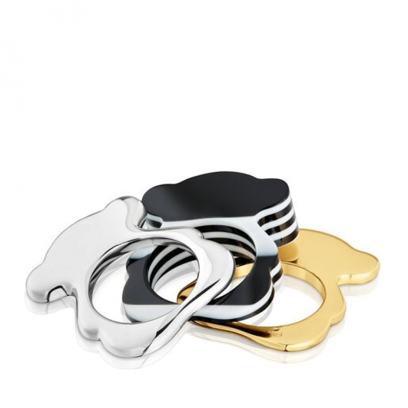 Tous My Other Half Large Women's Rings 18k Gold | NBY078269 | Usa