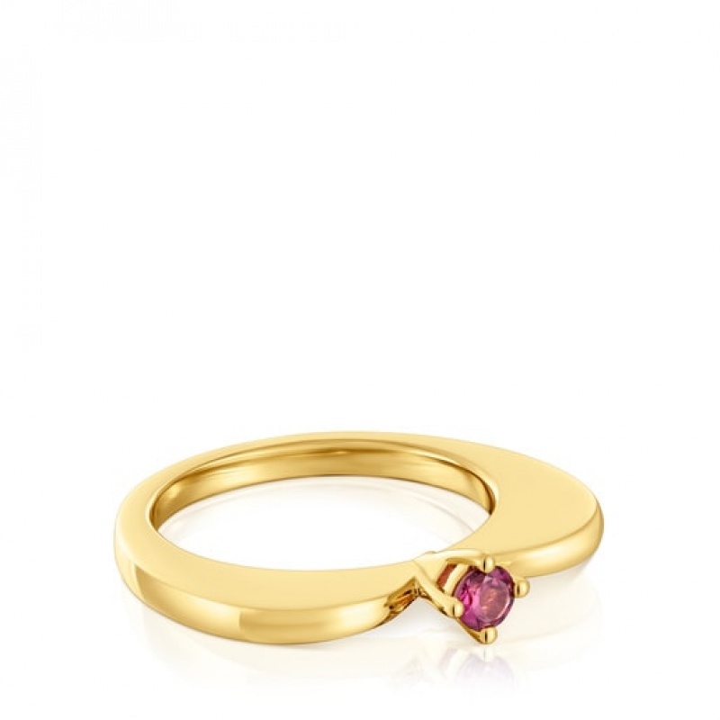 Tous My Other Half Large Women's Rings 18k Gold | GSU289507 | Usa