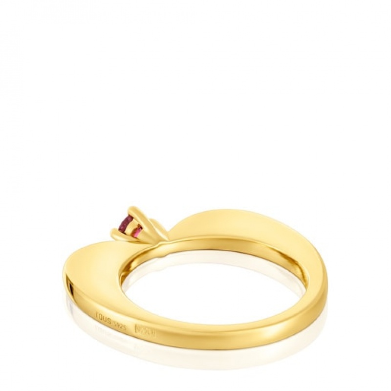 Tous My Other Half Large Women's Rings 18k Gold | GSU289507 | Usa