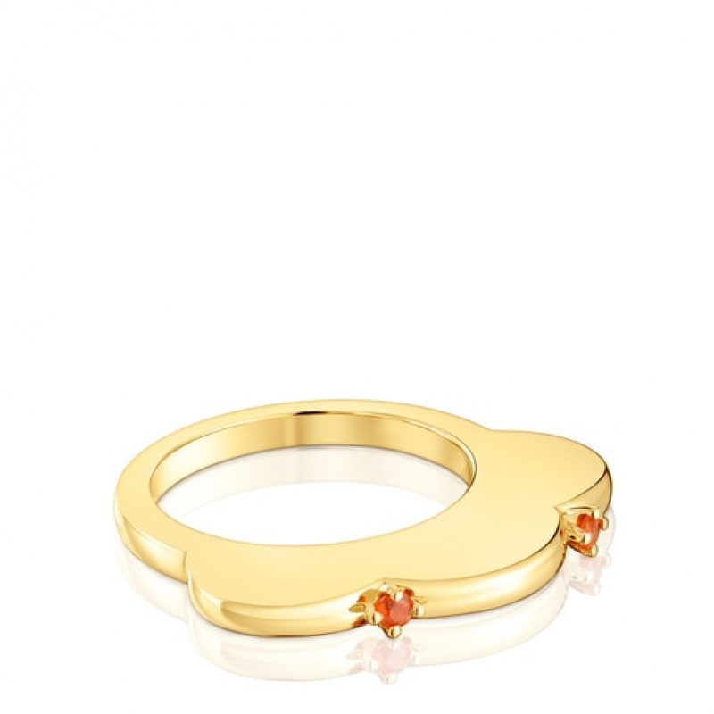 Tous My Other Half Large Women's Rings 18k Gold | MHU761508 | Usa