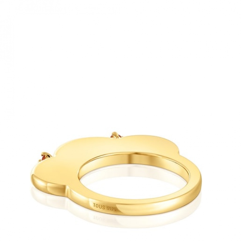 Tous My Other Half Large Women's Rings 18k Gold | MHU761508 | Usa