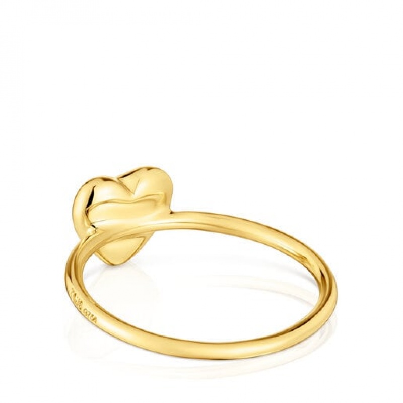 Tous My Other Half Small Women's Rings 18k Gold | VEY462319 | Usa