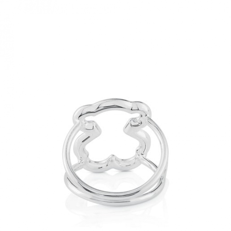 Tous New Carrusel Medium Women's Rings Silver | EWS580246 | Usa