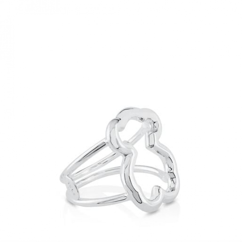 Tous New Carrusel Medium Women's Rings Silver | EWS580246 | Usa