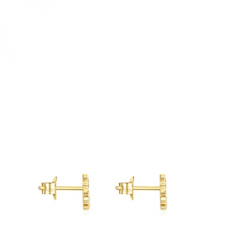 Tous Oceaan Small Women's Earrings 18k Gold | CEX783405 | Usa