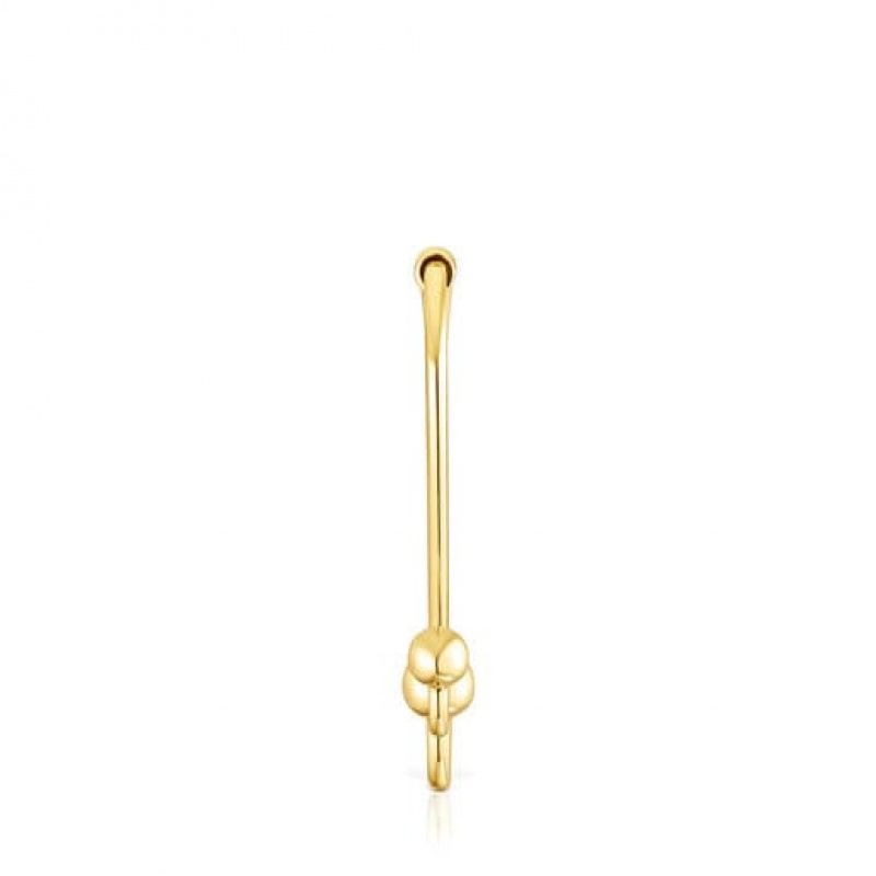 Tous Plump Ear Cuff Women's Earrings 18k Gold | IGL023691 | Usa