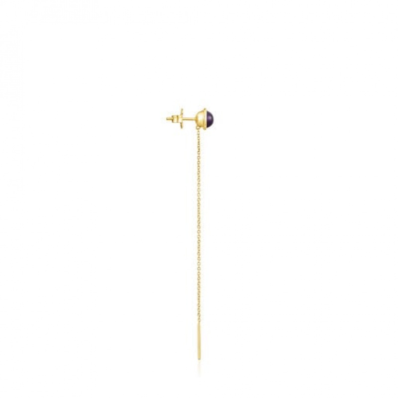 Tous Plump Individual Women's Earrings 18k Gold | WQV236570 | Usa