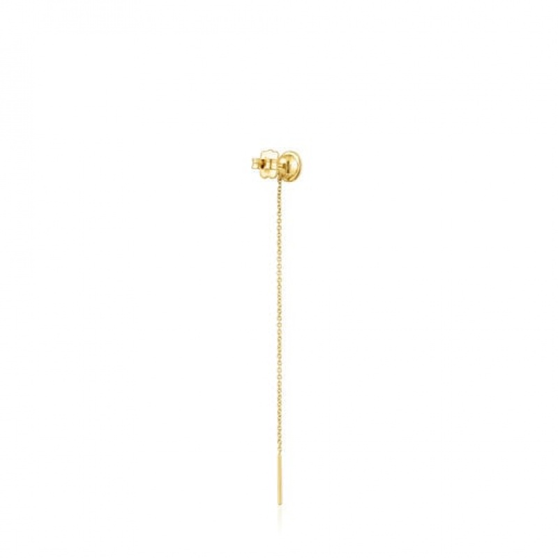 Tous Plump Individual Women's Earrings 18k Gold | WQV236570 | Usa