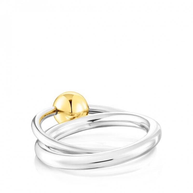 Tous Plump Medium Women's Rings 18k Gold | XWD324615 | Usa