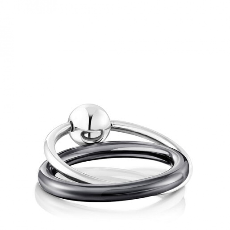 Tous Plump Medium Women's Rings Silver | UFH974120 | Usa