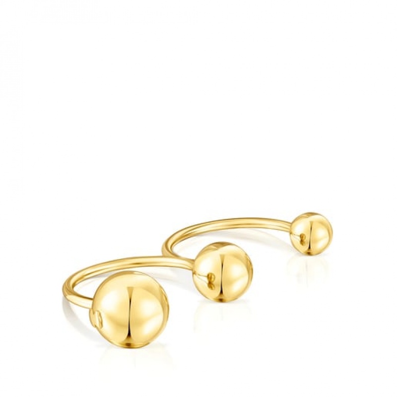 Tous Plump Open Women's Rings 18k Gold | RJZ973260 | Usa