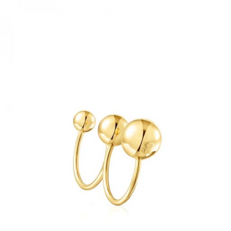 Tous Plump Open Women's Rings 18k Gold | RJZ973260 | Usa