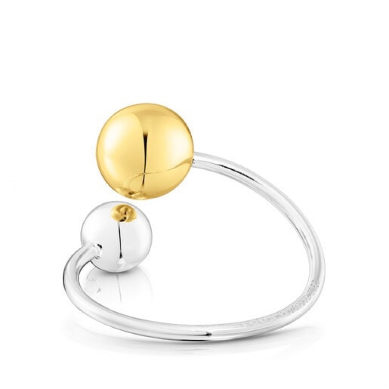 Tous Plump Open Women's Rings 18k Gold | RPW903671 | Usa