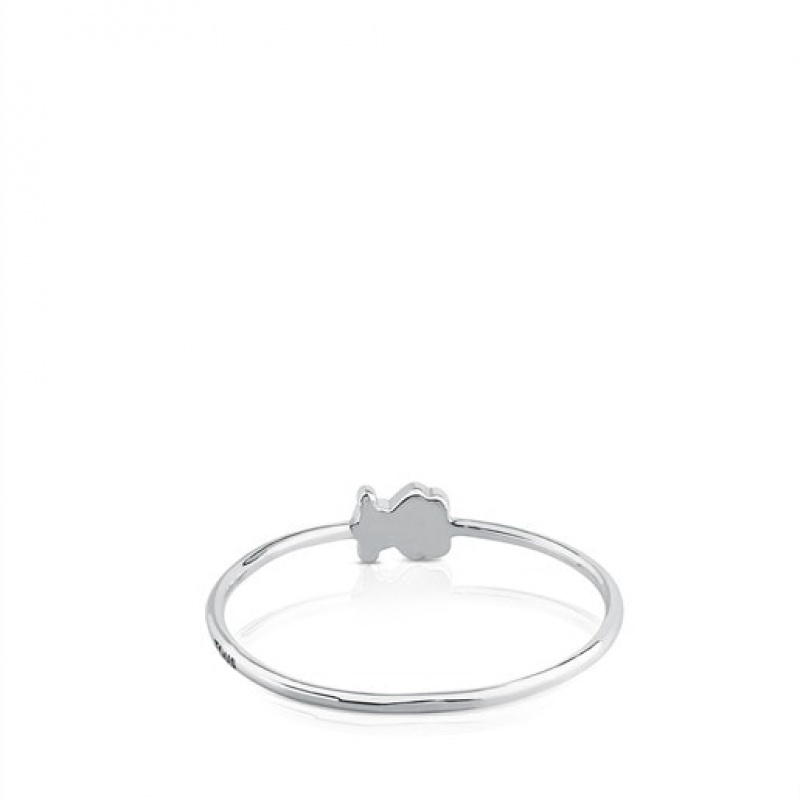 Tous Puppies Diamond Women's Rings 18k Gold | SWI379458 | Usa