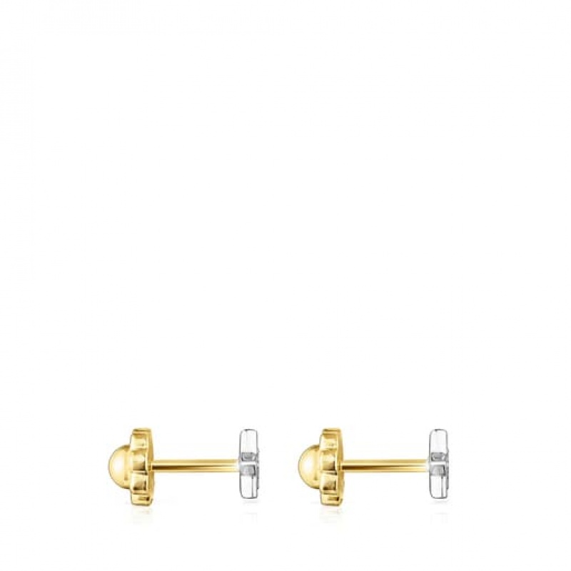 Tous Puppies Small Women's Earrings 18k Gold | OGM148736 | Usa